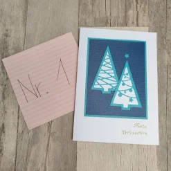 Weihnachtskarten|Peggys Kreativecke Weihnachtskarten in blau