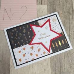 Hot Weihnachtskarten schwarz weiß Weihnachtskarten