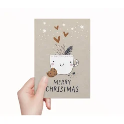 Best Weihnachtskarten Set Hygge - 8 Postkarten, 4 Klappkarten mit Umschlag Weihnachtskarten