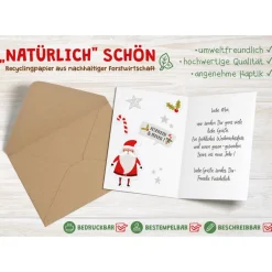 Best Weihnachtskarten Set Hygge - 8 Postkarten, 4 Klappkarten mit Umschlag Weihnachtskarten