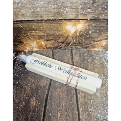 Weihnachtskerze in Holzbox - kleine Weihnachtsgeschenke - perfektes Wichtelgeschenk Weihnachtsgeschenke