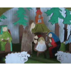 Krippen|Momunder - Momente voller Wunder Weihnachtskrippe - Krippe aus Holz