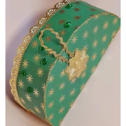 Weihnachtsaccessoires|MARIENWERKSTATT Weihnachtskrippe, handgemachte Weihnachtsdeko Heilige Familie, Weihnachtskunst in einer Spanschachtel