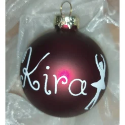 Hot Weihnachtskugel /  Christbaumkugel personaliesiert Baumschmuck Personalisierbar