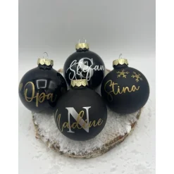 Baumschmuck Personalisierbar|UnikArt-Studio Weihnachtskugel mit Namen, Personalisiert, Christbaumkugel, Weihnachten, Christmas, Geschenk, Geschenke, Liebe, Love