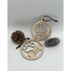 Baumschmuck Personalisierbar|UnikArt-Studio Weihnachtskugeln / Hunde / Katzen / Haustiere / Weihnachten