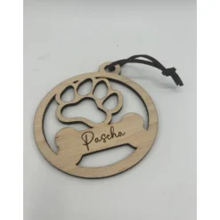 Baumschmuck Personalisierbar|UnikArt-Studio Weihnachtskugeln / Hunde / Katzen / Haustiere / Weihnachten