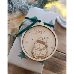 Best Weihnachtskugeln Pinguin Personalisiert aus Holz Christbaumkugel Personalisiertes Geschenk Weihnachtsbaumdeko Weinachten Baumschmuck Personalisierbar