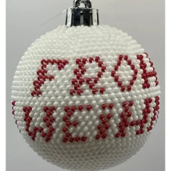 Baumschmuck|Handmade by Martina Reimann Weihnachtskugeln/Weihnachtsbaumschmuck/Weihnachtsdeko aus Glasperlen