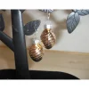 Weihnachtskugel-Ohrringe, Christbaumkugeln, Weihnachtskugeln, Ohrringe Ornament gold Weihnachtsaccessoires