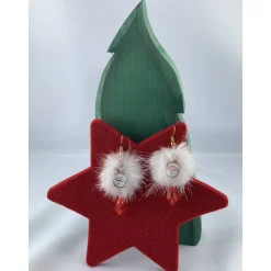 Weihnachtsaccessoires|TinkyStar Weihnachtsmann * Santa Claus * Bommel * Puschel * Weihnachtsohrringe * X-Mas * Adventskalenderfüllung * Mitbringsel * Hä
