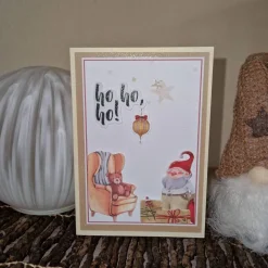 Weihnachtskarten|Teufelinchens_Ideen_Shop Weihnachtsmann Karte / Laterne Festtagsgruß / Teddy Weihnachten / Weihnachtskarte mit Bär / Festtagsgruß Teddy