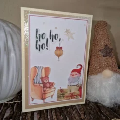 Weihnachtskarten|Teufelinchens_Ideen_Shop Weihnachtsmann Karte / Laterne Festtagsgruß / Teddy Weihnachten / Weihnachtskarte mit Bär / Festtagsgruß Teddy