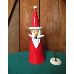 Weihnachtsdeko|Tonfigurenkombinat Weihnachtsmann Räuchermann Keramik Nikolaus  Märchenfigur