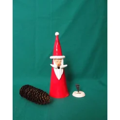 Weihnachtsdeko|Tonfigurenkombinat Weihnachtsmann Räuchermann Keramik Nikolaus  Märchenfigur