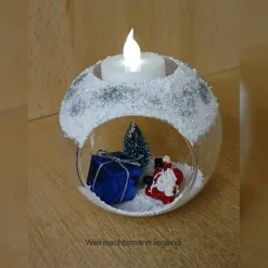 Discount Weihnachtsmann Windlicht, Winter Windlicht, Weihnachten Windlicht, Winterdeko Windlicht, Weihnachten Windlichtglas Kerzen & Beleuchtung