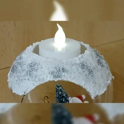 Discount Weihnachtsmann Windlicht, Winter Windlicht, Weihnachten Windlicht, Winterdeko Windlicht, Weihnachten Windlichtglas Kerzen & Beleuchtung