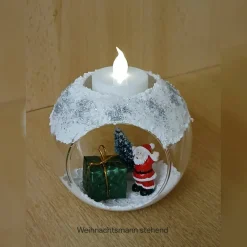 Discount Weihnachtsmann Windlicht, Winter Windlicht, Weihnachten Windlicht, Winterdeko Windlicht, Weihnachten Windlichtglas Kerzen & Beleuchtung