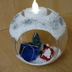 Discount Weihnachtsmann Windlicht, Winter Windlicht, Weihnachten Windlicht, Winterdeko Windlicht, Weihnachten Windlichtglas Kerzen & Beleuchtung