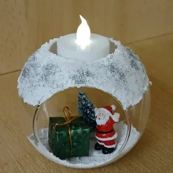 Discount Weihnachtsmann Windlicht, Winter Windlicht, Weihnachten Windlicht, Winterdeko Windlicht, Weihnachten Windlichtglas Kerzen & Beleuchtung