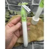 Online Weihnachtsmuffel Kerze | Dip Dye | Grün getaucht mit Wasserschiebefolie Kerzen & Beleuchtung