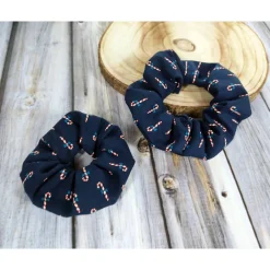 New Weihnachtsscrunchie CANDY CANES für den Adventskalender oder Nikolaus | Haargummi, Haarband | RÄUBERKIND Weihnachtsaccessoires