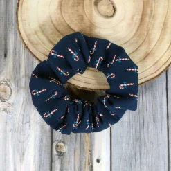 New Weihnachtsscrunchie CANDY CANES für den Adventskalender oder Nikolaus | Haargummi, Haarband | RÄUBERKIND Weihnachtsaccessoires