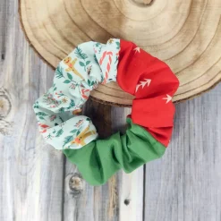 Sale Weihnachtsscrunchie GINGER JOY für den Adventskalender oder Nikolaus | Haargummi, Haarband | RÄUBERKIND Weihnachtsaccessoires