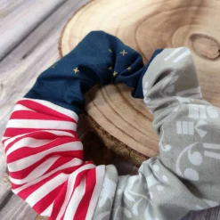 Weihnachtsscrunchie STERNENBLITZ für den Adventskalender oder Nikolaus | Haargummi, Haarband | RÄUBERKIND Weihnachtsaccessoires