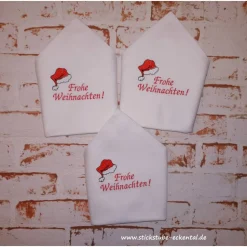 Clearance Weihnachtsservietten mit Frohe Weihnachten Weihnachtsdeko