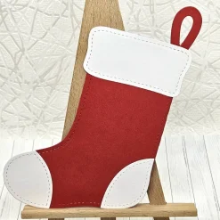 Discount Weihnachtssocke als Gutscheinverpackung – Handarbeit aus 300 g/m² Fotokarton, ca. 14 × 11 cm Geschenkverpackungen