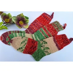 Nikolausstiefel|blamues Handarbeiten Weihnachts-Socke, Geschenksocke, Wichtelgeschenk - Ein Stück ! #172-174