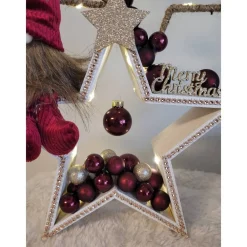 Discount Weihnachtsstern in Beige/braun mit Gold , Sofortkauf, Geschenk, Weihnachten ,Deko,UNIKAT Weihnachtsdeko