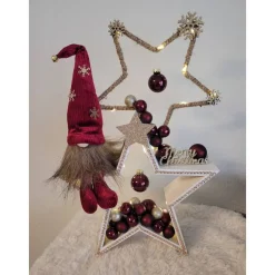Discount Weihnachtsstern in Beige/braun mit Gold , Sofortkauf, Geschenk, Weihnachten ,Deko,UNIKAT Weihnachtsdeko