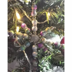 Outlet Weihnachtssterne - Adventssterne - Sternanhänger als Schmuck, auch für den Weihnachtsbaum, XL, Regenbogen Special Baumschmuck