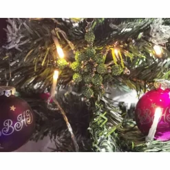 Discount Weihnachtssterne - Adventssterne - Sternanhänger als Schmuck, auch für den Weihnachtsbaum, Klein, Grün Baumschmuck