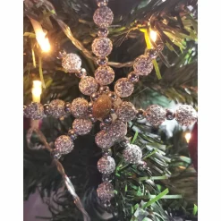 Baumschmuck|Bling Bling Horse Dreams Weihnachtssterne - Adventssterne - Sternanhänger als Schmuck, auch für den Weihnachtsbaum, Gross, Crystal