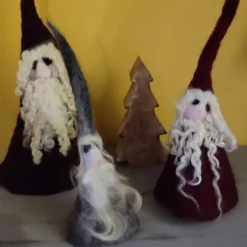 Weihnachtsdeko|GIDDIS FILZBOUTIQUE Weihnachts-Wichtel 3er-Set hangefilzt