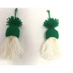 Best Weihnachtswichtel Gnome 2er Set in grün-hellbeige von Weihnachtsdeko
