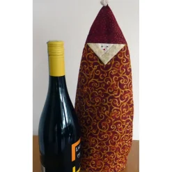 Online Weihnachtszeit Nikolaus als Deko und gleichzeitig Verpackung für Flaschen Geschenkverpackungen