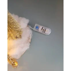 Best Wichtel auf Ski mit Tannenbaum mit Timer,Deko,Weihnachten,Geschenk,Advent,Sofortkauf,Unikat Weihnachtsdeko