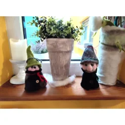Weihnachtsdeko|GIDDIS FILZBOUTIQUE Wichtel 2er-Set, handgefilzt
