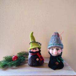 Weihnachtsdeko|GIDDIS FILZBOUTIQUE Wichtel 2er-Set, handgefilzt