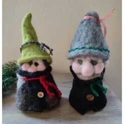 Weihnachtsdeko|GIDDIS FILZBOUTIQUE Wichtel 2er-Set, handgefilzt