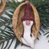 Baumschmuck|Danielas IdeenReich Wichtel in Walnussschale – Christbaumschmuck aus Polymer Clay
