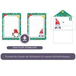 Adventskalender|Herzblutmaedl Wichtelpost | Wichtelbriefe | Wichtel Briefpapier | Vorlage Wichtelpost | Weihnachtswichtel | Wichteltür | Weihnachtspos