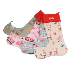 Discount Wichtelstiefel Nikolausstiefel Winterwald mit Namen - Nikolaussocke personalisiert Geschenk zum Nikolaus Nikolausstiefel