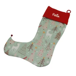 Discount Wichtelstiefel Nikolausstiefel Winterwald mit Namen - Nikolaussocke personalisiert Geschenk zum Nikolaus Nikolausstiefel