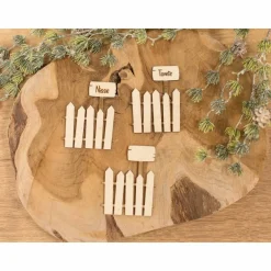Best Wichteltür / Elfentür / Nissedor mit Namensschild Weihnachten Personalisiert aus Holz / Adventszeit Wichtelzauber