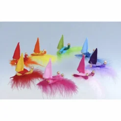Wichtel-Zwerg auf Feder, Geschenk Geburt, Taufe, Frühlings-Deko Geschenke